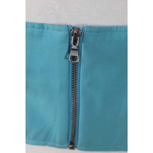 Bardot Corset Top Fitted Bustier Anthropologie Revolve Sky Blue Medium - Picture 9 of 14